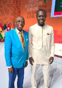 Dr. Thomas Mensah and Mustpha Cisse