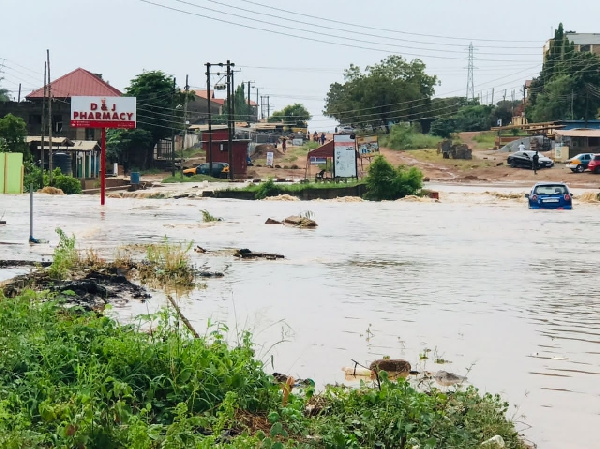 State of roads at Agbogba Akatsi Abhoo