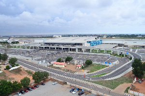 Aerial view of the Kotoka Airport Terminal 3