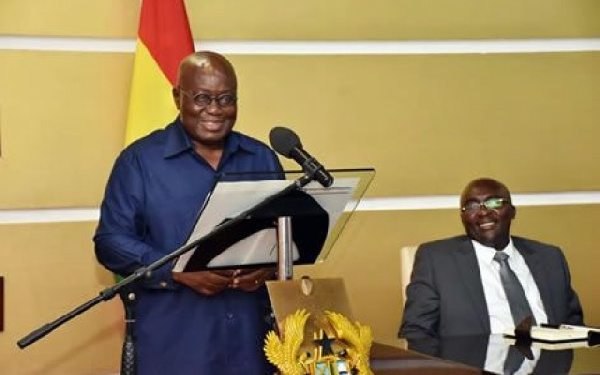 President Nana Addo Dankwa Akufo-Addo and Vice President Mahamudu Bawumia