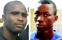 The two suspects, Amos Apreku and Christian Agyei