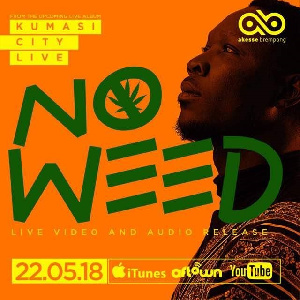 Akesse Brempong's 'No Weed'  will be on Aftown, iTunes, Tunecore, YouTube and all music platforms