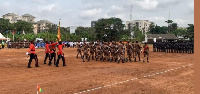 Military parade during Ghana's 67th Independence Day in Koforidua