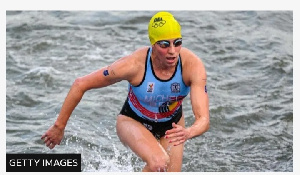 Claire Michel competed in triathlon for Belgium in Rio 2016 and Paris 2020