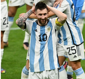 Argentina captain, Lionel Messi