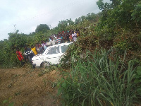 The 53-year-old pastor James Agyei in the ash