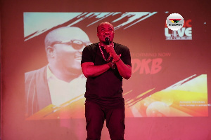 DKB on stage at Magic Music Comedy Live