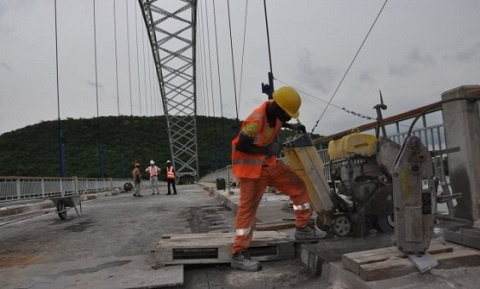 The Yapei and Buipe Bridge opened to traffic after month