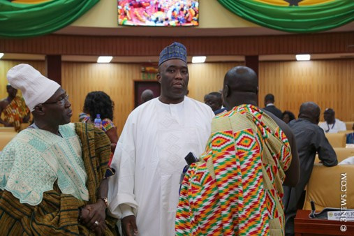 Joe Ghartey (middle) chaired the five-member committee