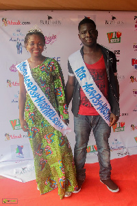 Miss Elinam Agbenu and Mr. Sadat Tahiru crowned winners of 