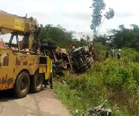 The drivers of the two vehicles survived the accident