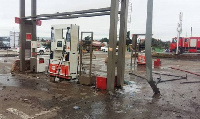 A total fuel filling station was affected by last Saturday