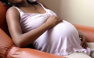 A pregnant woman