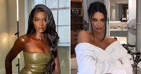 South Sudanese-Australian model Duckie Thot and Kendall Jenner