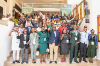 Participants at TICON Africa 2024 after the opening ceremony