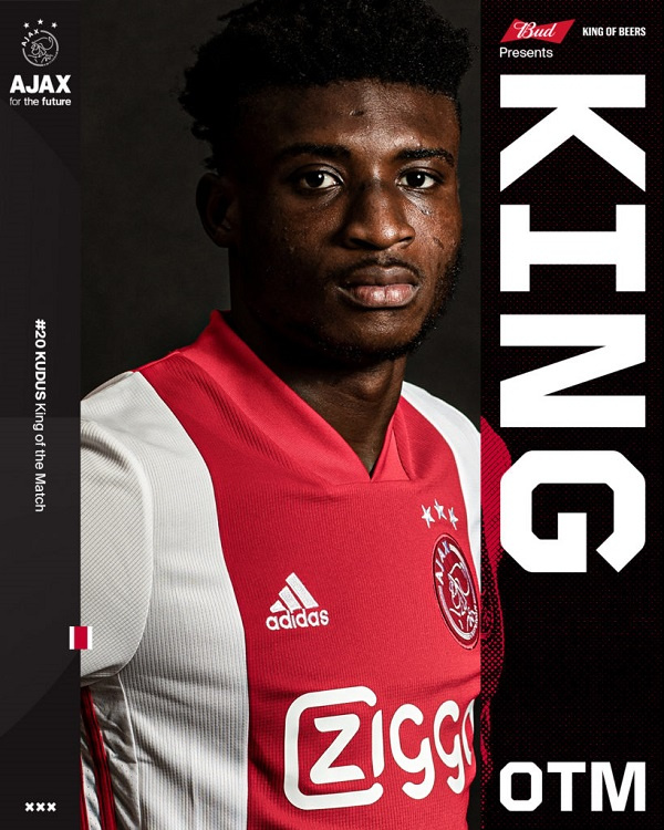 Ajax midfielder, Mohammed Kudus