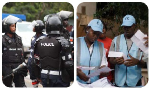 Security officers wil provide security for movement of election officials, materials