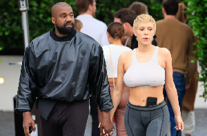 Kanye West and his new wife, Bianca Censori