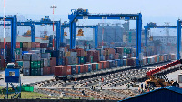 Cargo containers waiting to be picked by owners at the Inland Container Depot in Nairobi (NMG)