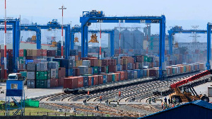 Cargo containers waiting to be picked by owners at the Inland Container Depot in Nairobi (NMG)