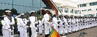 Some officers of Ghana Navy