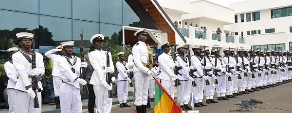 Some officers of Ghana Navy