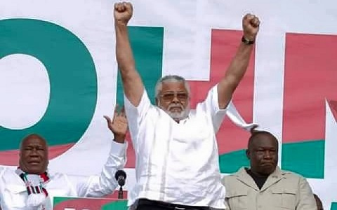 Former President Flt Lt Jerry John Rawlings