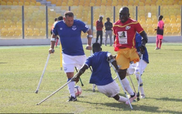 Steve Johnson in an action scene in yesterday's match