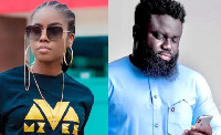 Former LYNX Entertainment artiste, MzVee and Artiste manager, George Britton