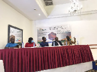 Panel of experts at the event