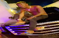 Shatta Wale with his new car