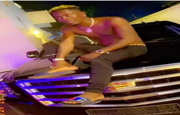 Shatta Wale with his new car