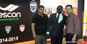 The Chief Executive Officer (CEO) of Pacific Football Ghana Limited, Eric Oppong-Yeboah and official