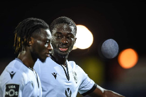 Ghanaian defenders Abdul Mumin Suleman and Gideon Mensah