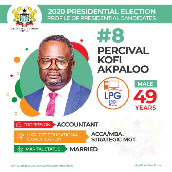 Kofi Akpaloo is flagbearer of LPG