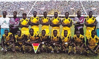 Black Stars squad in the 1990s