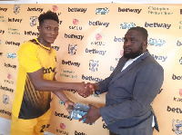 Ashantigold forward Mark Agyekum