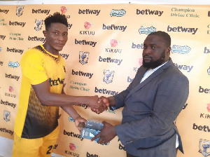 Ashantigold forward Mark Agyekum