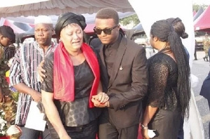 Mother of Major Mahama in tears