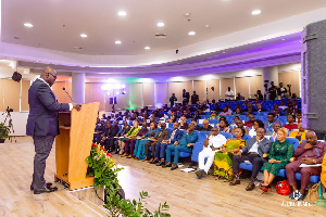 Francis Asenso-Boakye speaking at the event