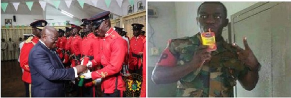 Corporal Osei Owusu is now Lieutenant Osei Owusu