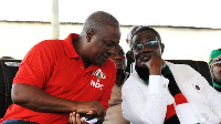 President Mahama with late John Evans Atta-Mills