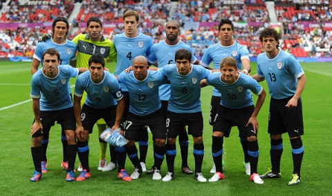 A photo of the Uruguay national team