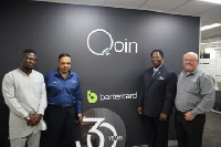 Mr. Roger Kubi, Chairman-ABX; Director Raj Pathak, H. E. Dr. Joseph Agoe and Director Tony Wiese