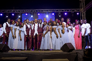 Members of the organisation in a group photograph