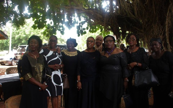 NDC women at the family house of Captain Mahama