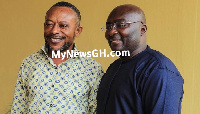 Vice President Dr. Mahamudu Bawumia and Rev, Isaac Owusu Bempah