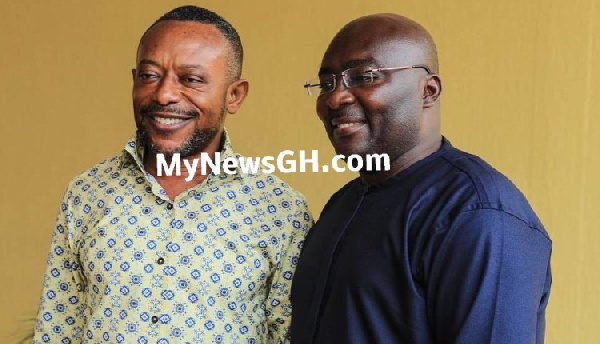 Dr. Mahamudu Bawumia with Reverend Isaac Owusu Bempah