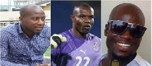 Tanko Ibrahim, Richard Kingson and Stephen Appiah