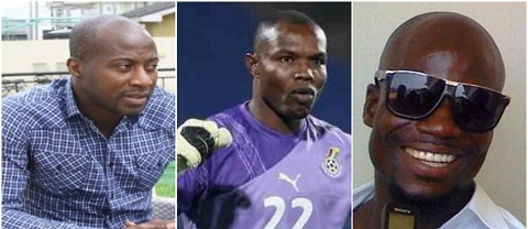 Tanko Ibrahim, Richard Kingson and Stephen Appiah